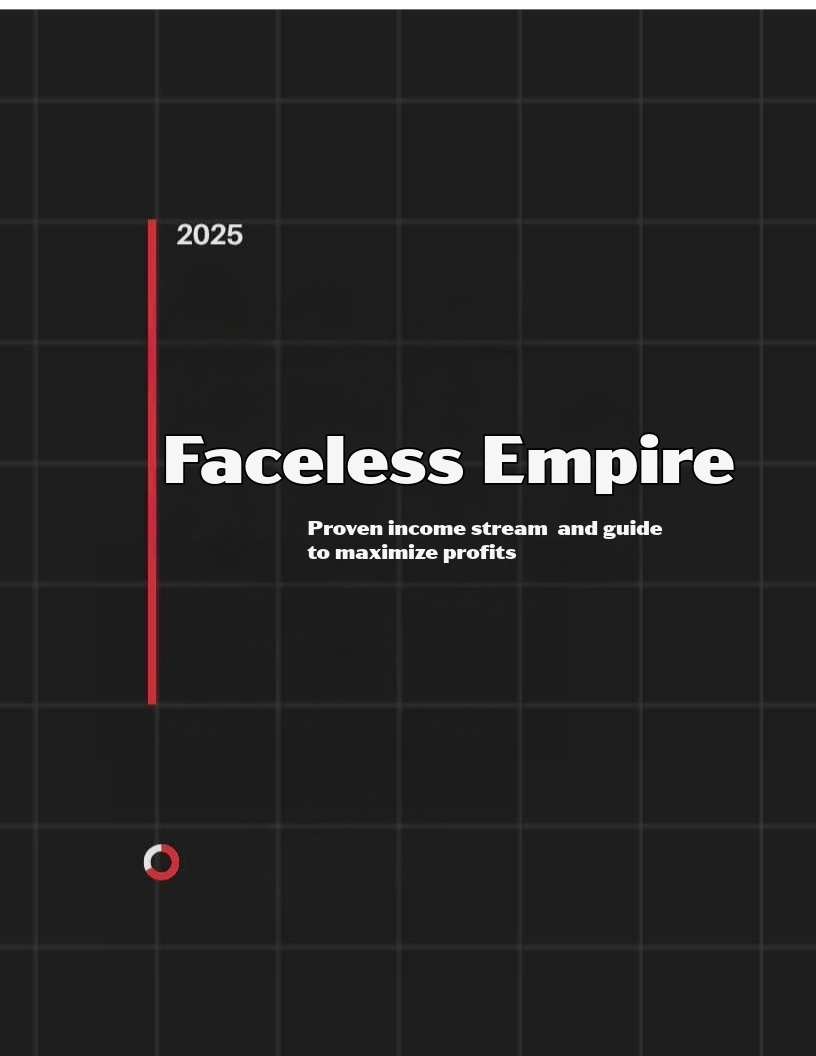 Building a faceless Empire E-Book